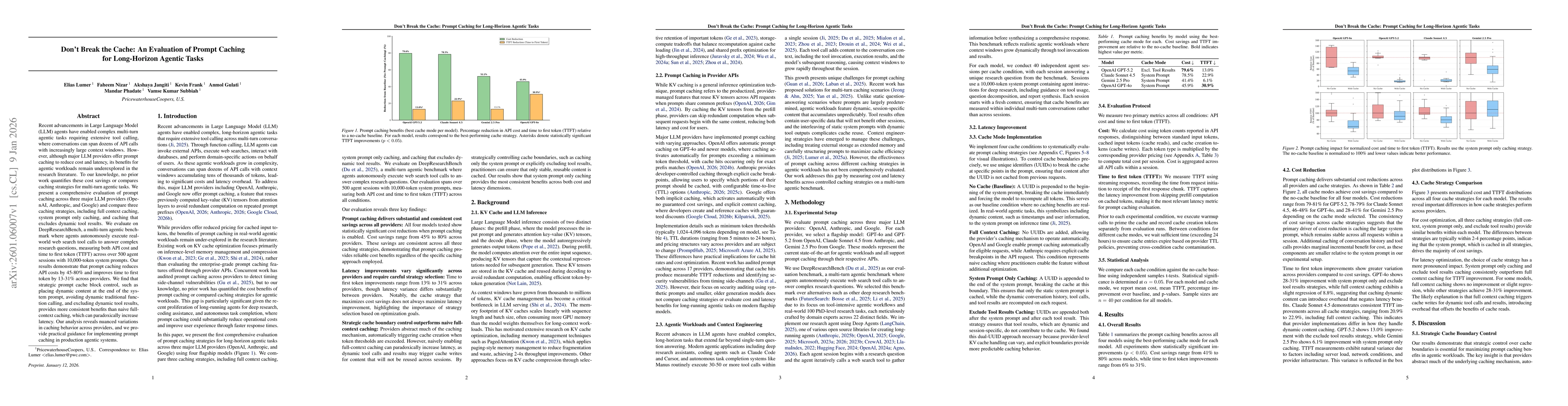 Thumbnail for Don't Break the Cache: An Evaluation of Prompt Caching for Long-Horizon Agentic Tasks