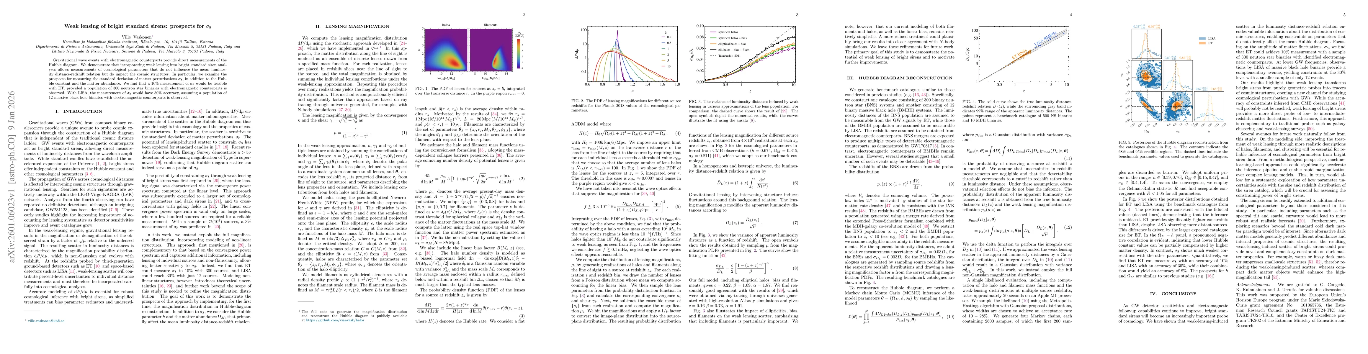 Thumbnail for Weak lensing of bright standard sirens: prospects for $σ_8$