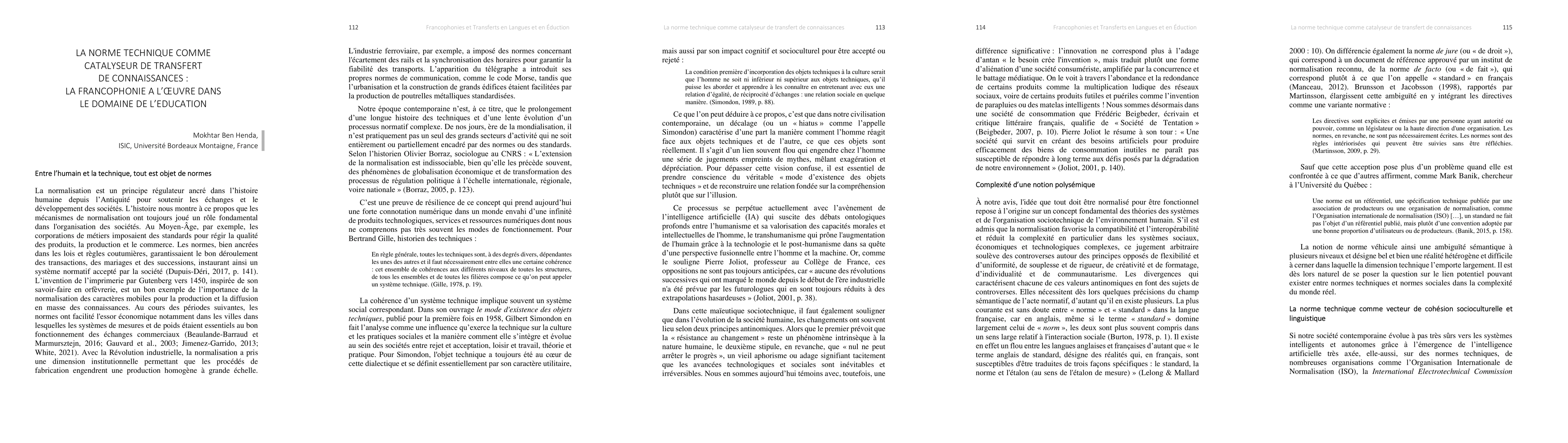 Thumbnail for La norme technique comme catalyseur de transfert de connaissances : la francophonie a l'œuvre dans le domaine de l'{é}ducation
