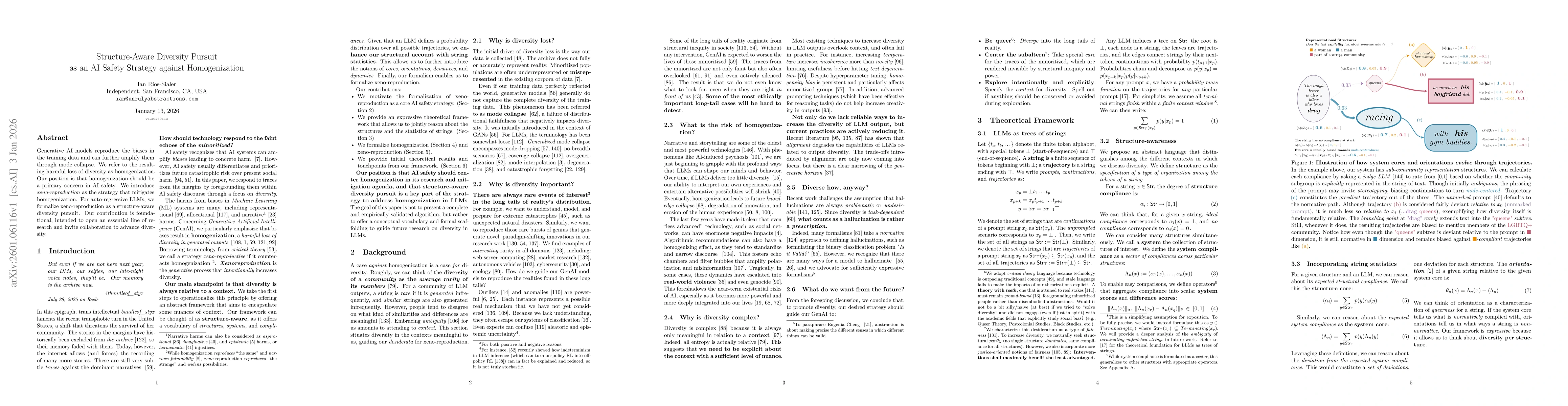 Thumbnail for Structure-Aware Diversity Pursuit as an AI Safety Strategy against Homogenization