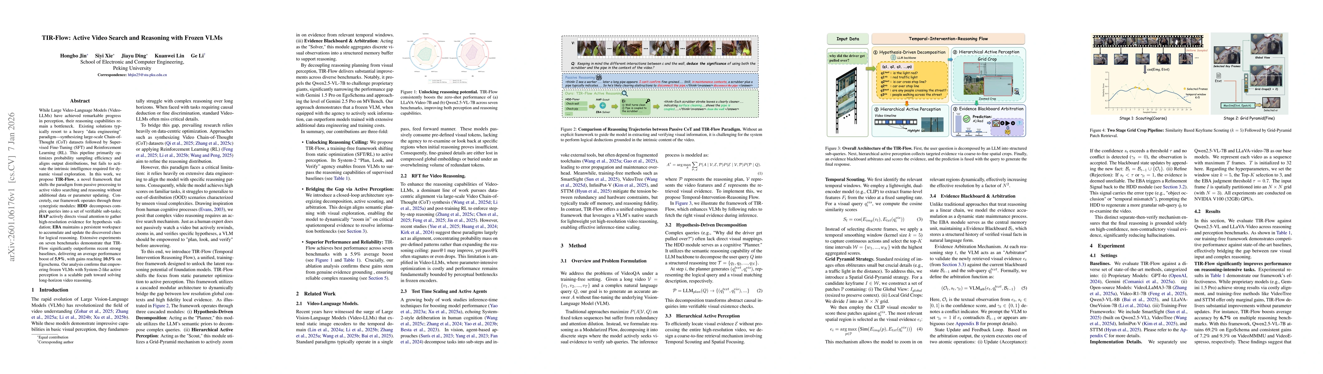 Thumbnail for TIR-Flow: Active Video Search and Reasoning with Frozen VLMs