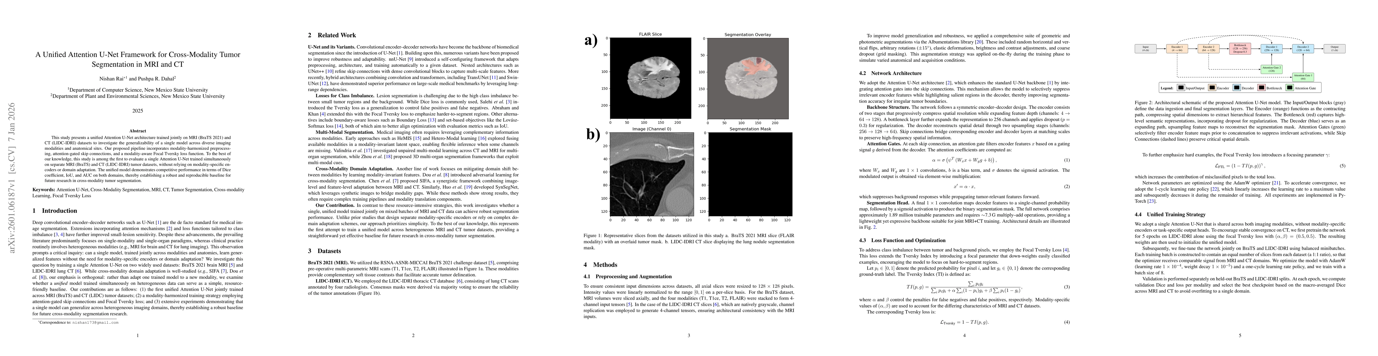 Thumbnail for A Unified Attention U-Net Framework for Cross-Modality Tumor Segmentation in MRI and CT