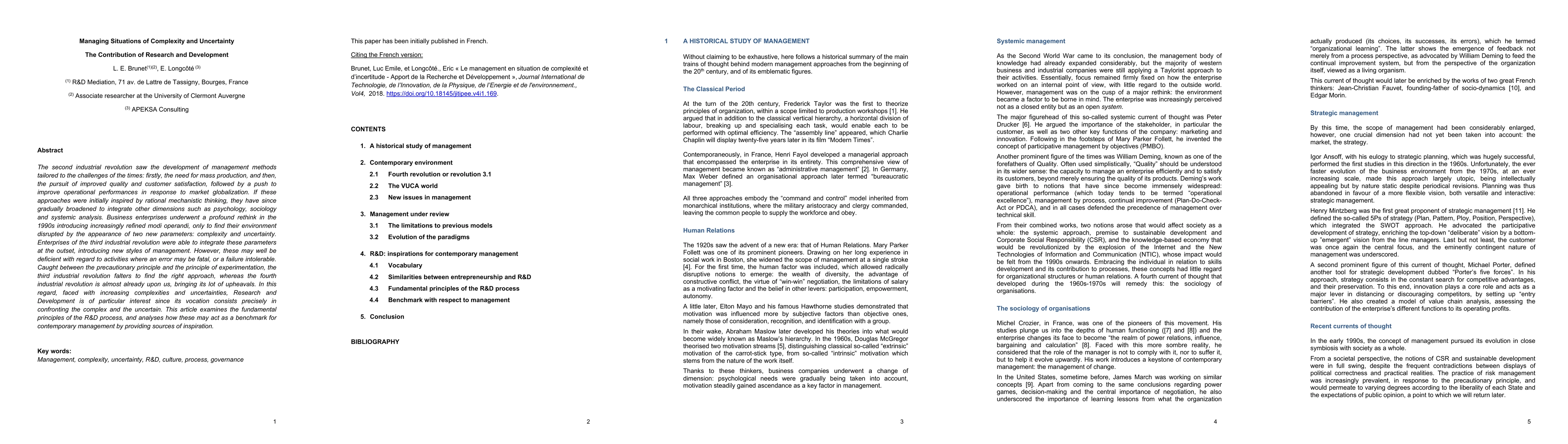 Thumbnail for Managing Situations of Complexity and Uncertainty : The Contribution of Research and Development