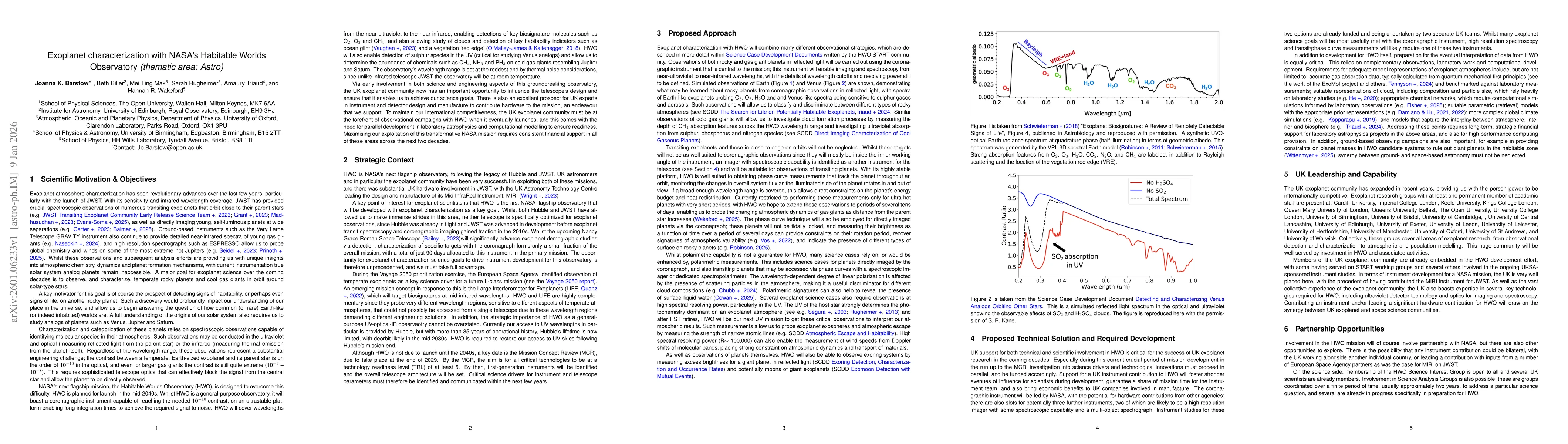 Thumbnail for Exoplanet characterization with NASA's Habitable Worlds Observatory