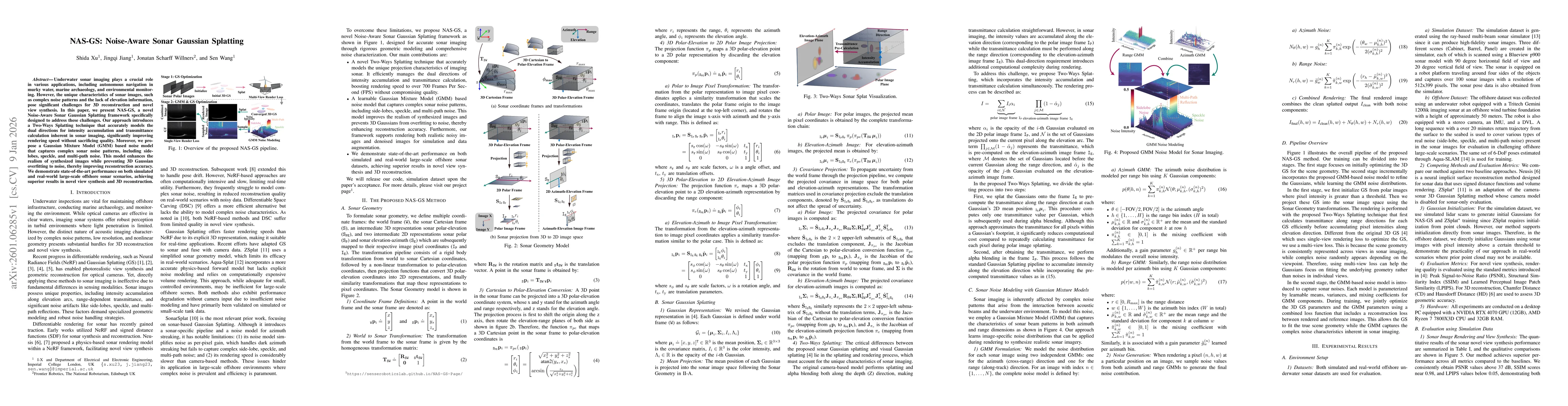 Thumbnail for NAS-GS: Noise-Aware Sonar Gaussian Splatting