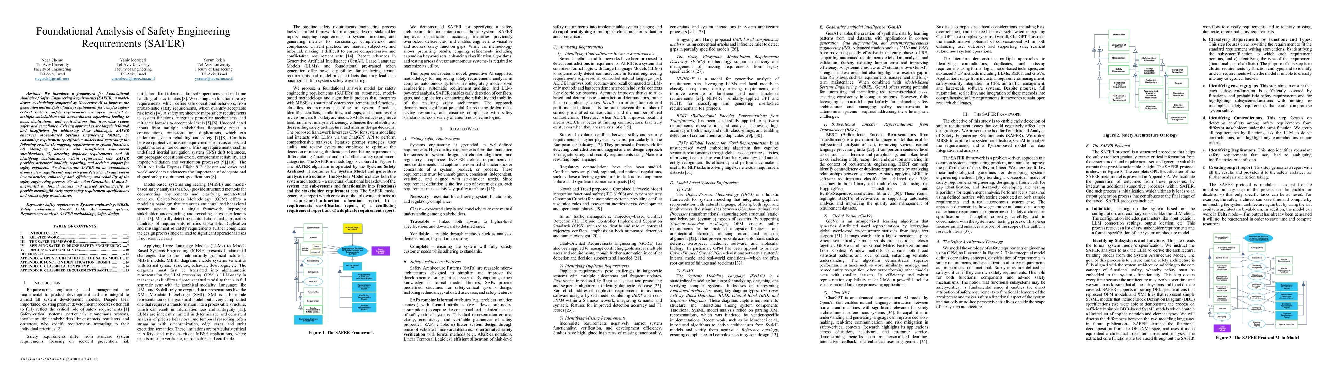 Thumbnail for Foundational Analysis of Safety Engineering Requirements (SAFER)