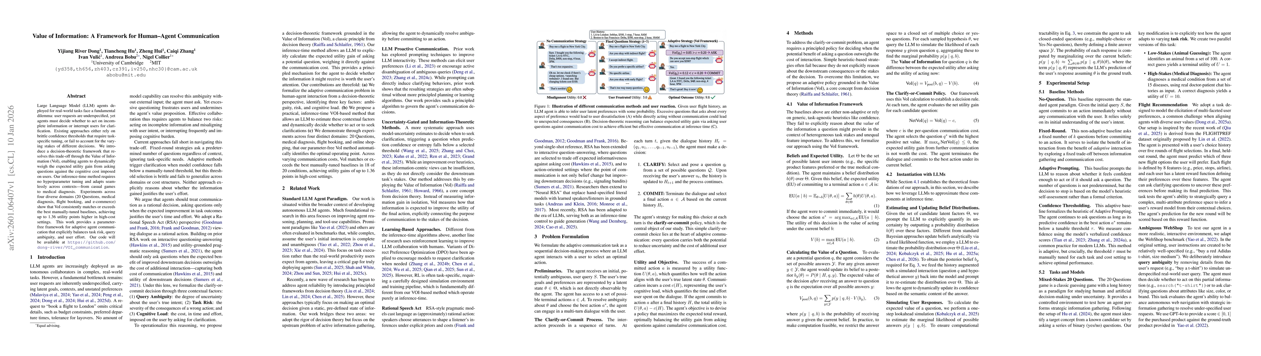 Thumbnail for Value of Information: A Framework for Human-Agent Communication