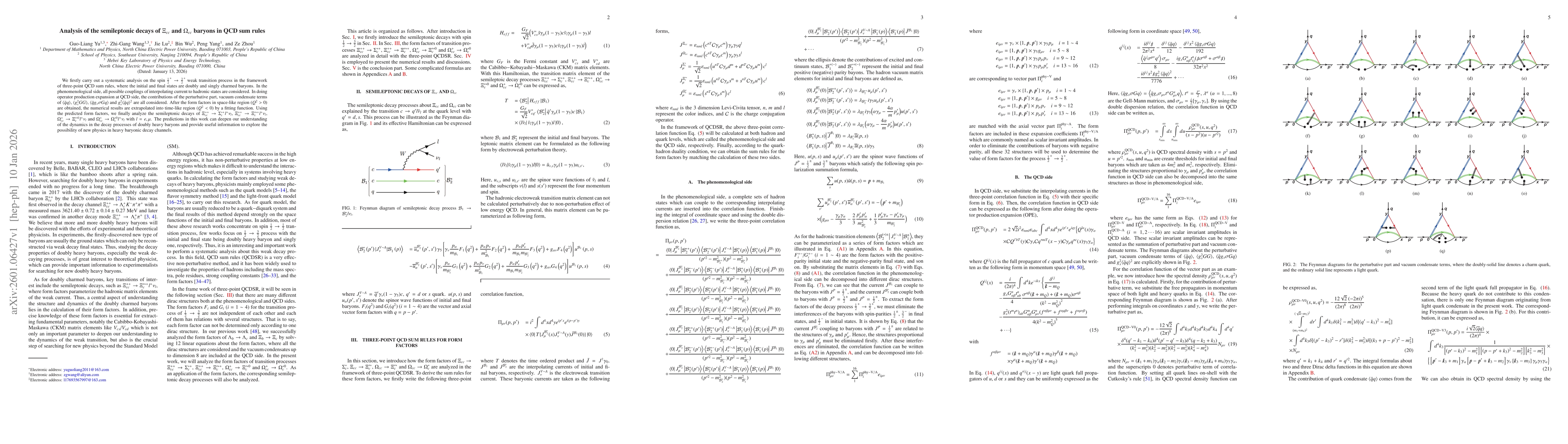 Thumbnail for Analysis of the semileptonic decays of $Ξ_{cc}$ and $Ω_{cc}$ baryons in QCD sum rules