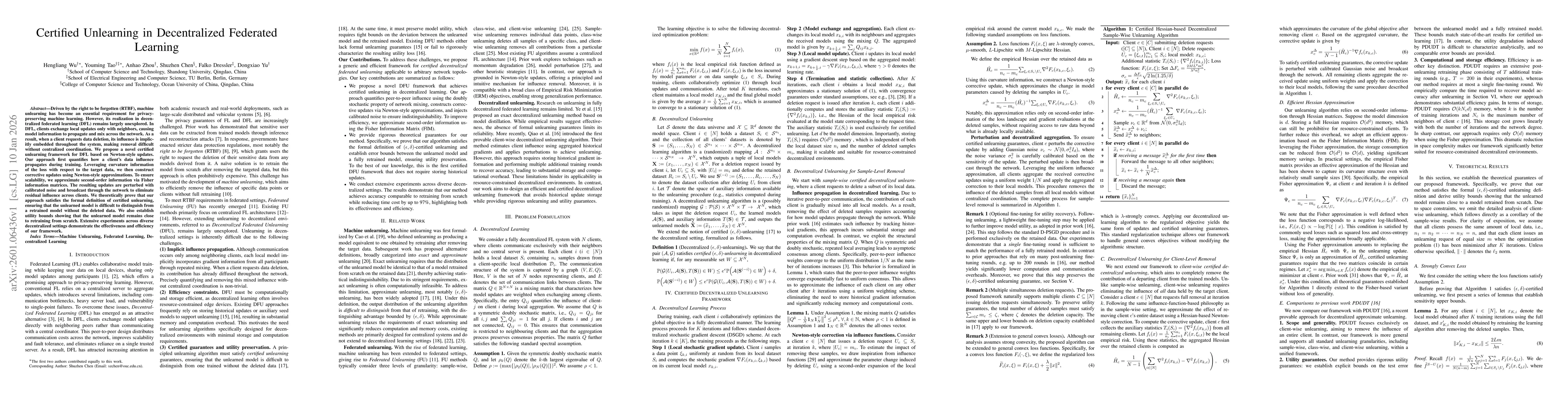 Thumbnail for Certified Unlearning in Decentralized Federated Learning