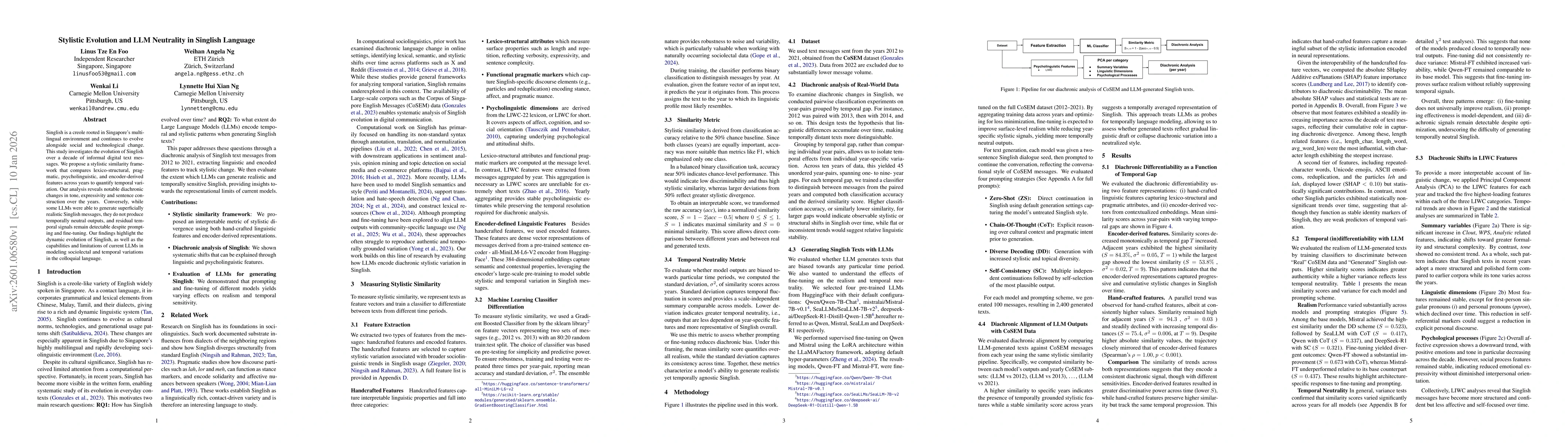 Thumbnail for Stylistic Evolution and LLM Neutrality in Singlish Language