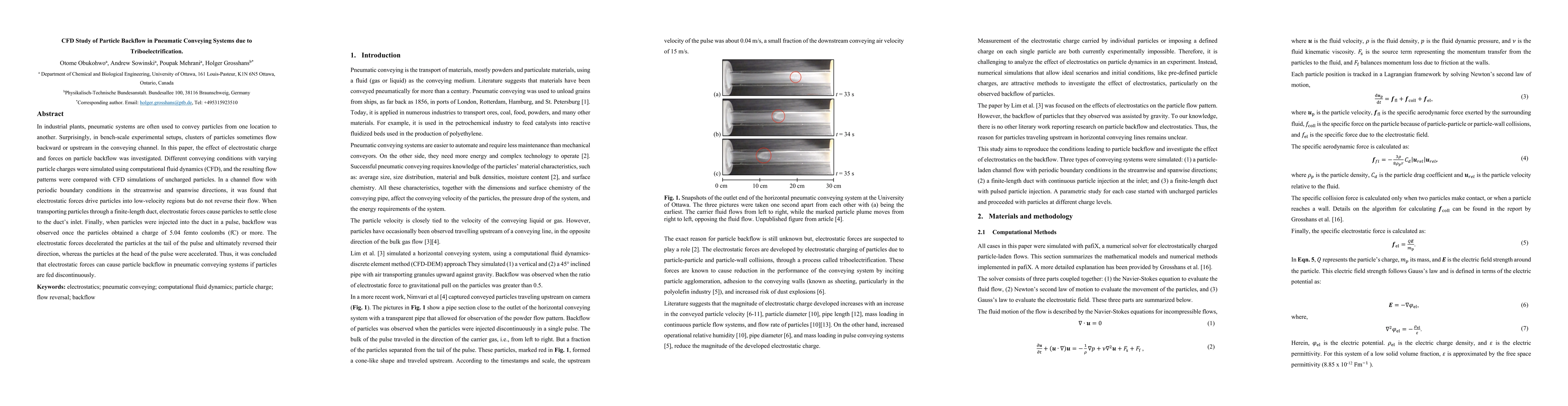 Thumbnail for CFD study of particle back-flow in pneumatic conveying systems due to triboelectrification