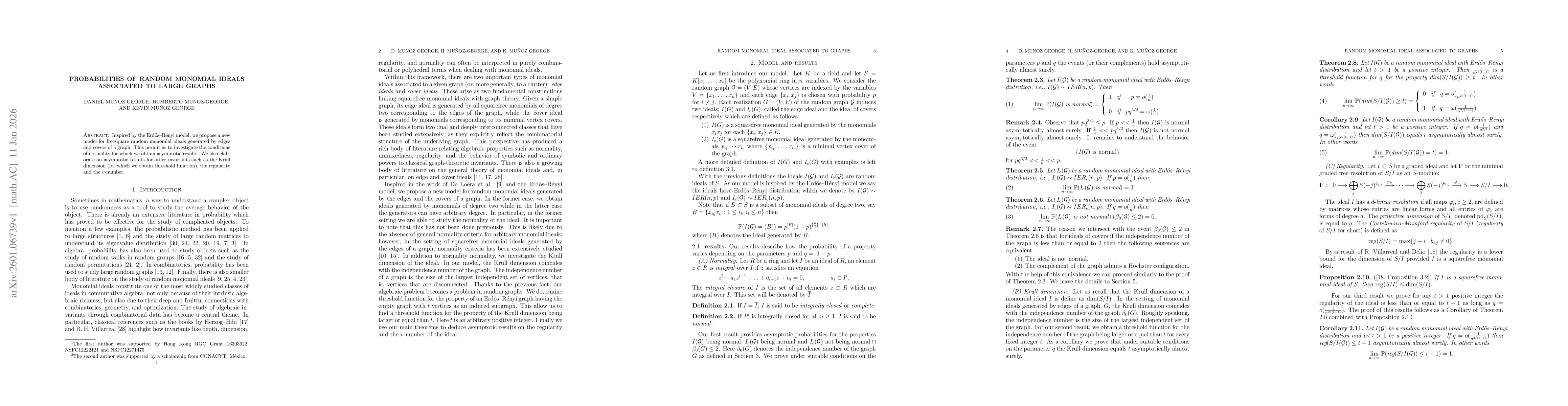 Thumbnail for Probabilities of random monomial ideals associated to large graphs