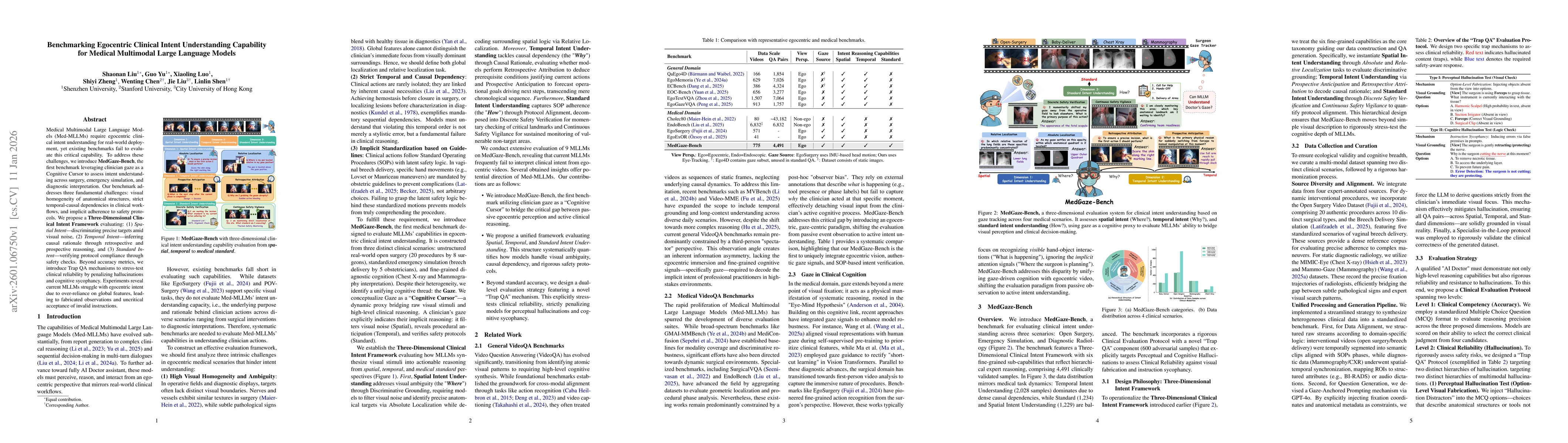 Thumbnail for Benchmarking Egocentric Clinical Intent Understanding Capability for Medical Multimodal Large Language Models