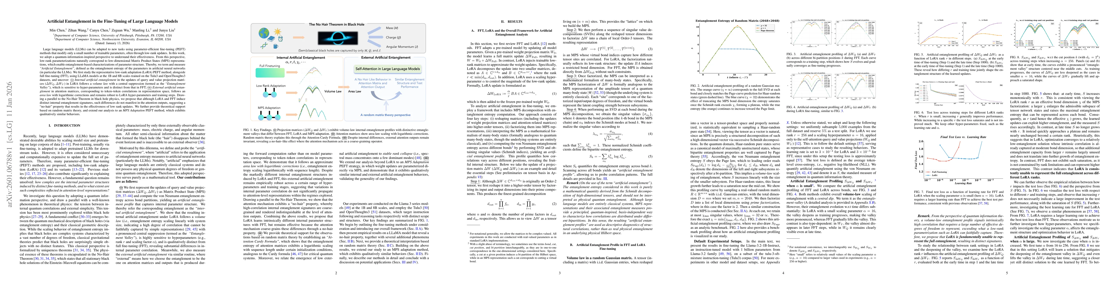 Thumbnail for Artificial Entanglement in the Fine-Tuning of Large Language Models