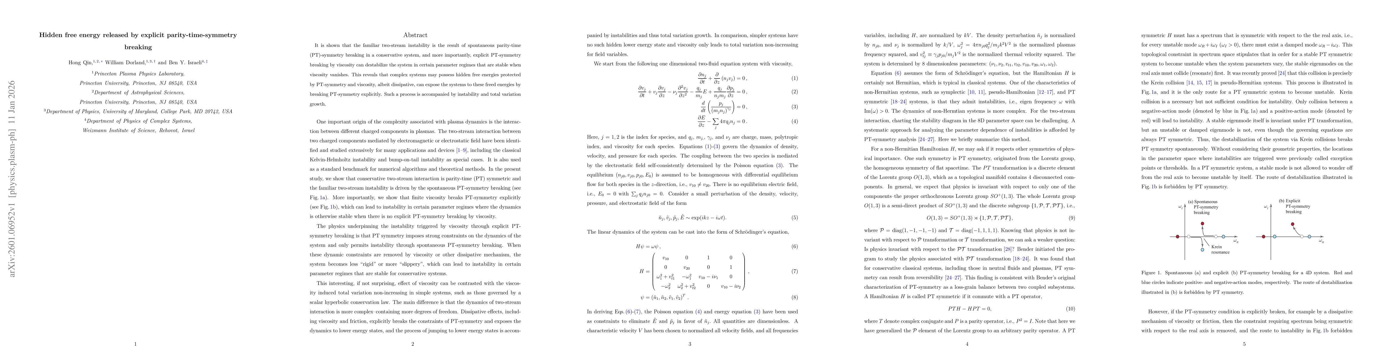 Thumbnail for Hidden free energy released by explicit parity-time-symmetry breaking