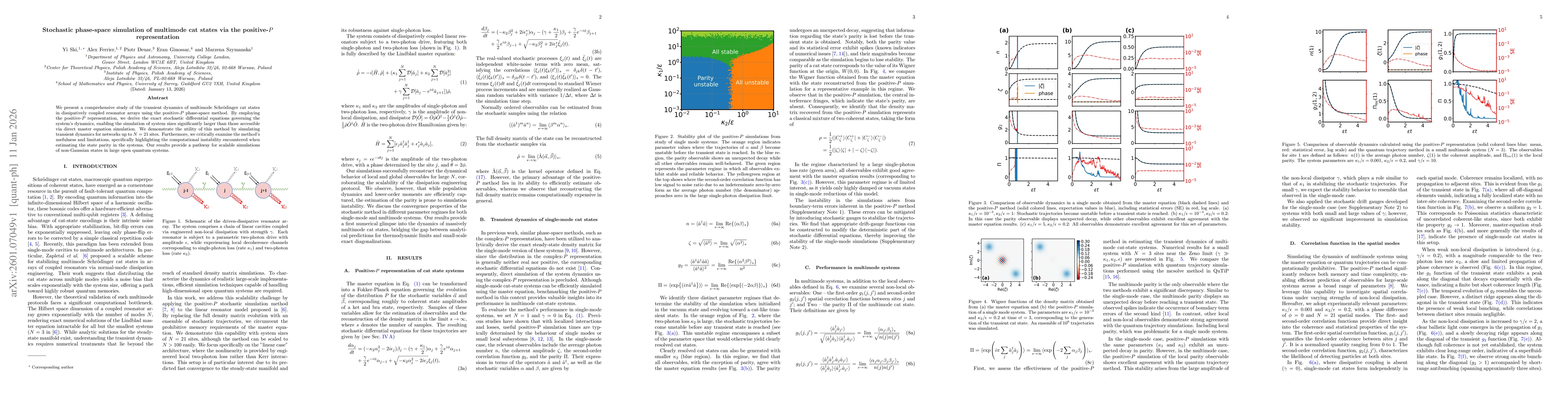 Thumbnail for Stochastic phase-space simulation of multimode cat states via the positive-P representation
