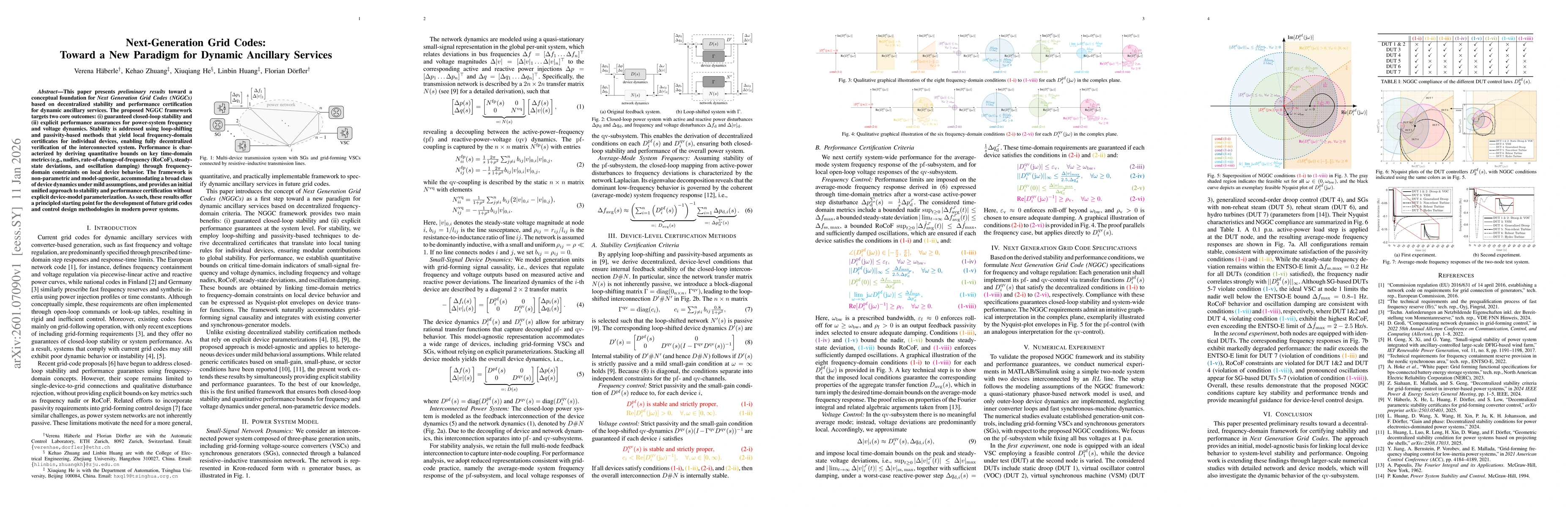 Thumbnail for Next-Generation Grid Codes: Toward a New Paradigm for Dynamic Ancillary Services