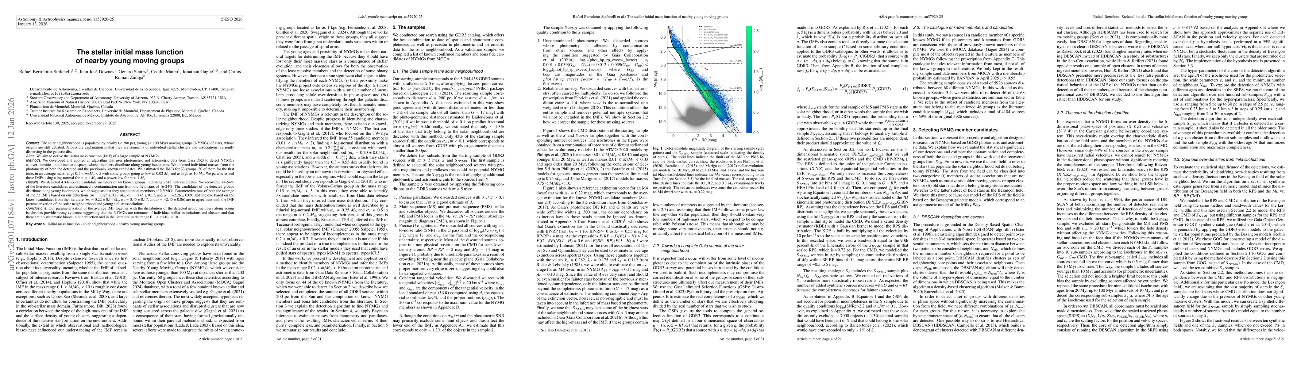 Thumbnail for The stellar initial mass function of nearby young moving groups