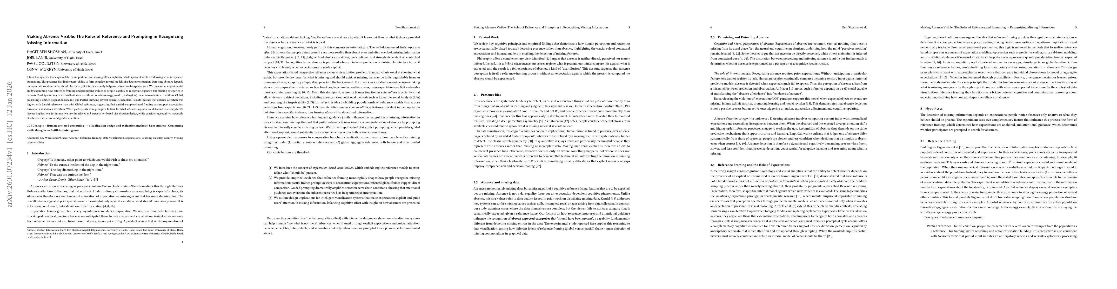 Thumbnail for Making Absence Visible: The Roles of Reference and Prompting in Recognizing Missing Information