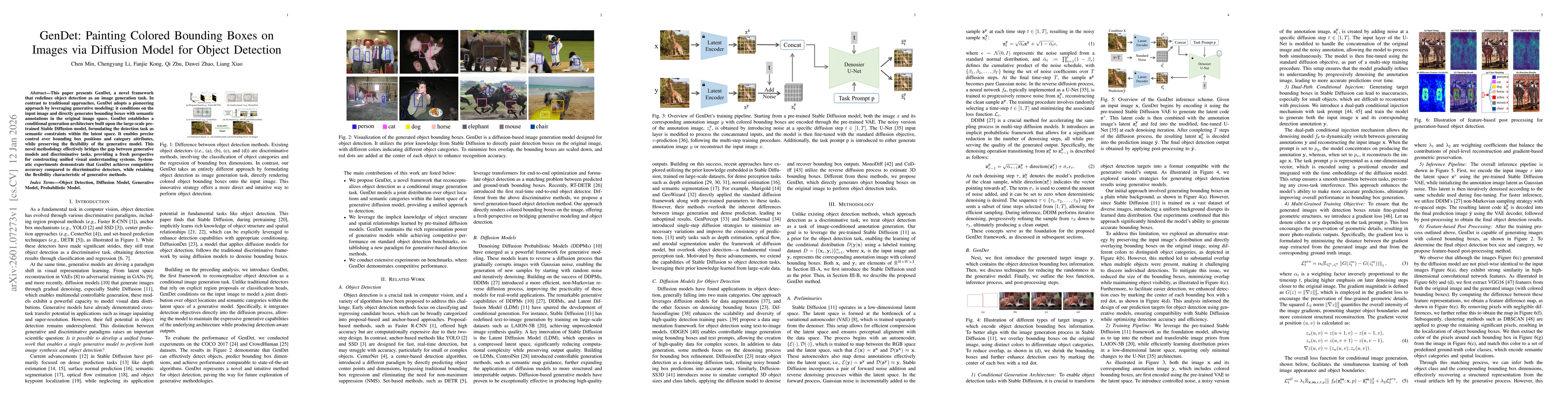Thumbnail for GenDet: Painting Colored Bounding Boxes on Images via Diffusion Model for Object Detection