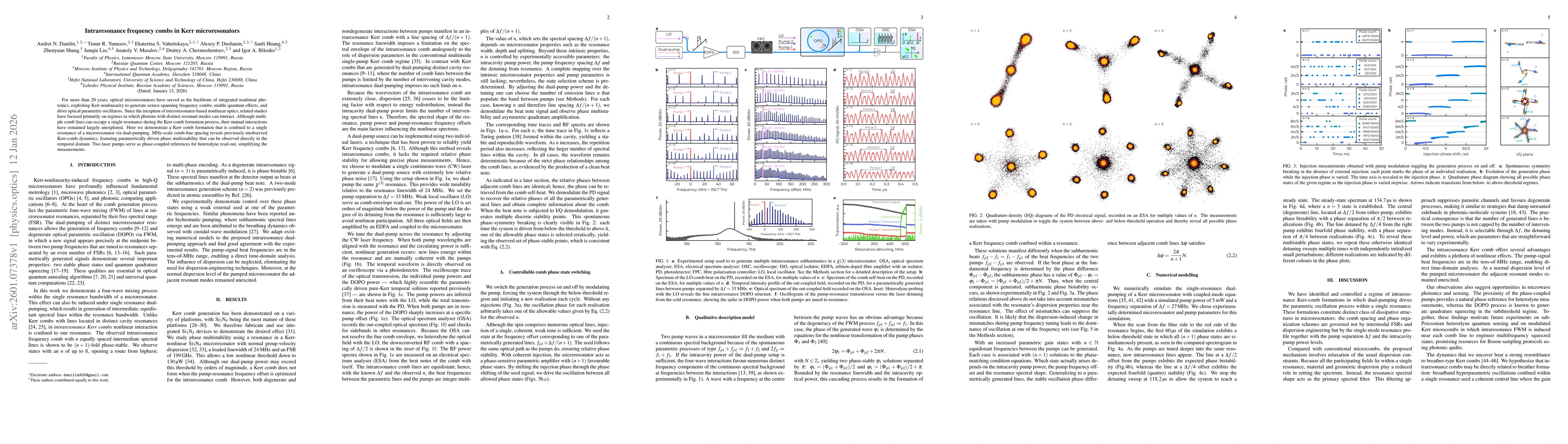 Thumbnail for Intraresonance frequency combs in Kerr microresonators