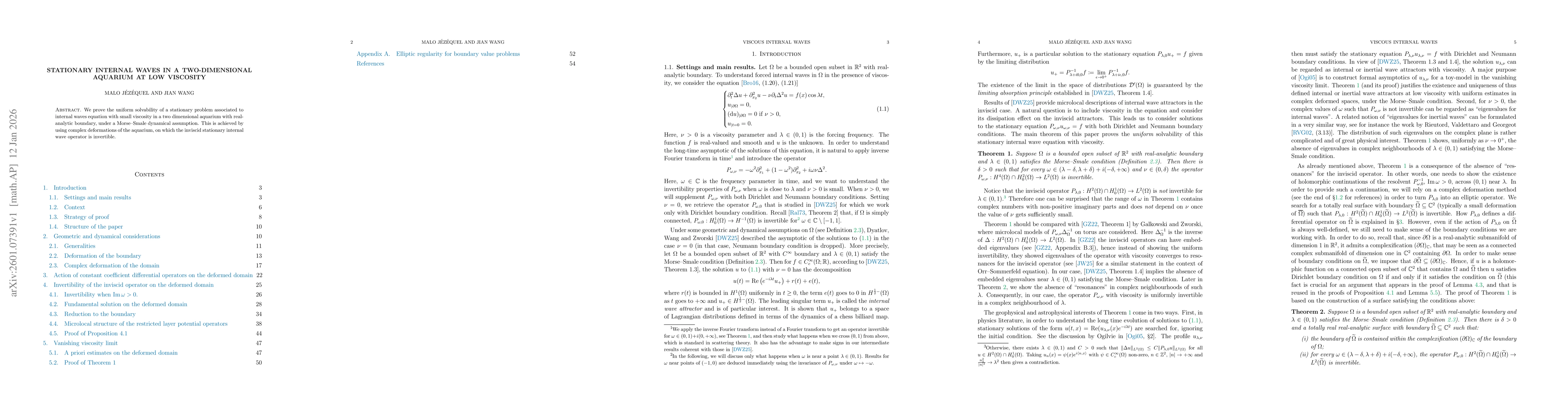 Thumbnail for Stationary internal waves in a two-dimensional aquarium at low viscosity