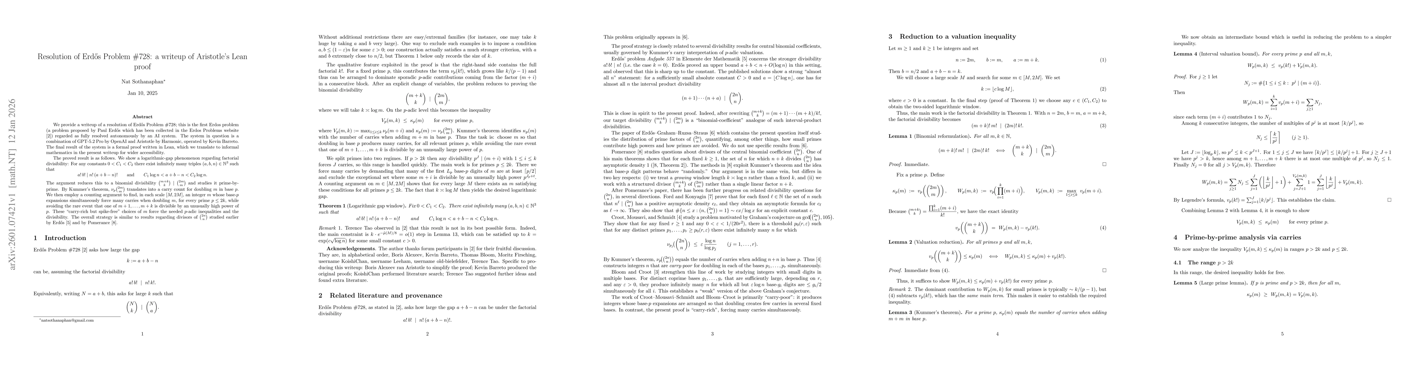 Thumbnail for Resolution of Erdős Problem #728: a writeup of Aristotle's Lean proof