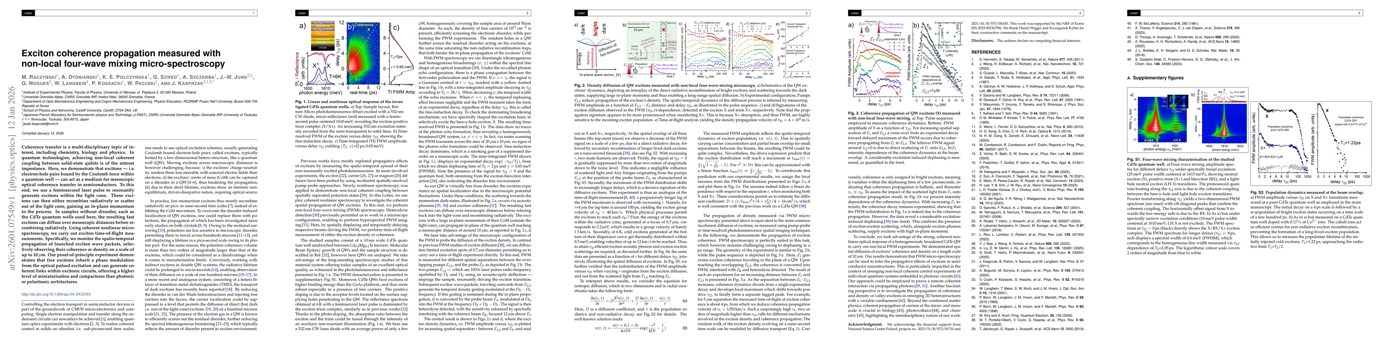 Thumbnail for Exciton coherence propagation measured with non-local four-wave mixing micro-spectroscopy