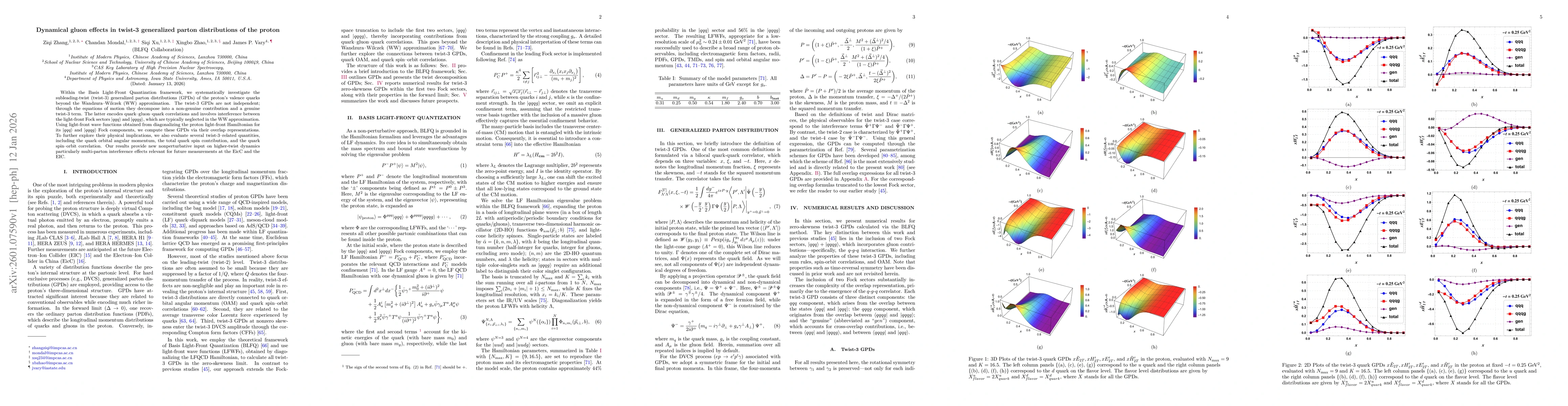 Thumbnail for Dynamical gluon effects in twist-3 generalized parton distributions of the proton