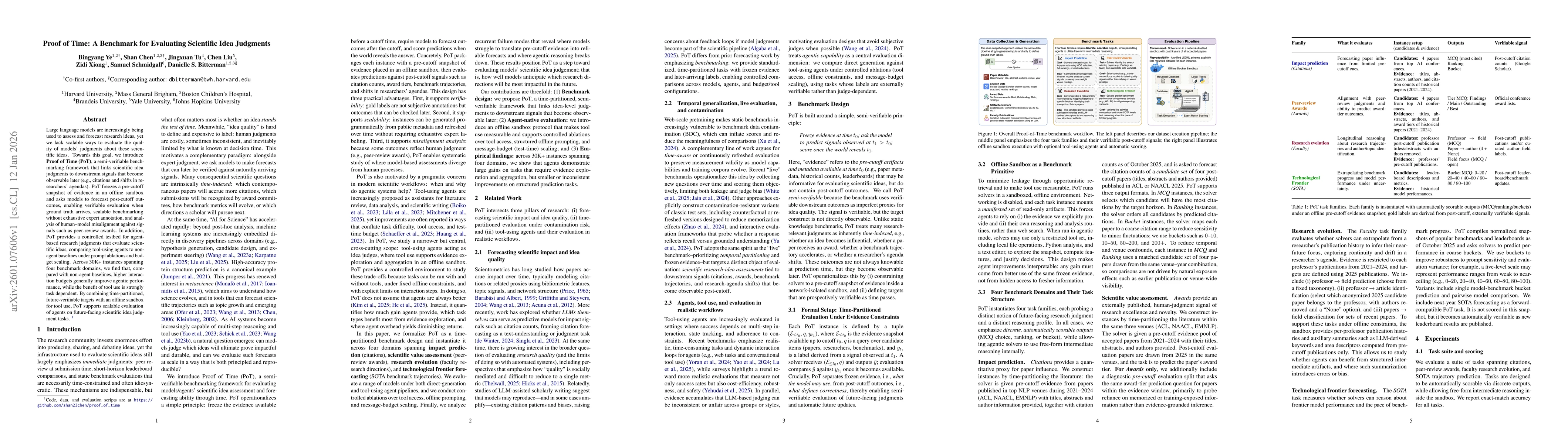 Thumbnail for Proof of Time: A Benchmark for Evaluating Scientific Idea Judgments