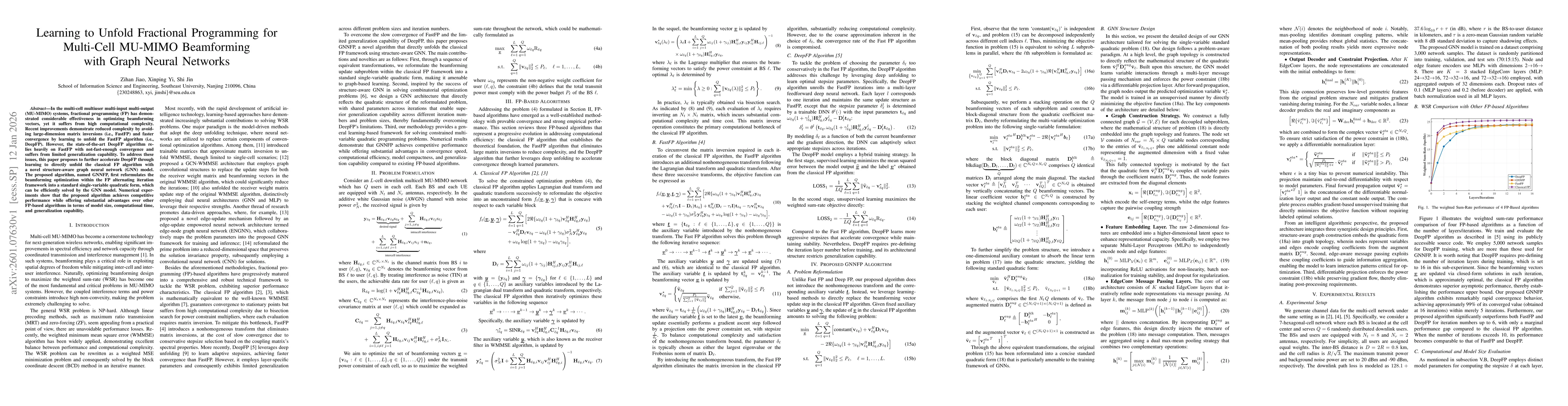 Thumbnail for Learning to Unfold Fractional Programming for Multi-Cell MU-MIMO Beamforming with Graph Neural Networks