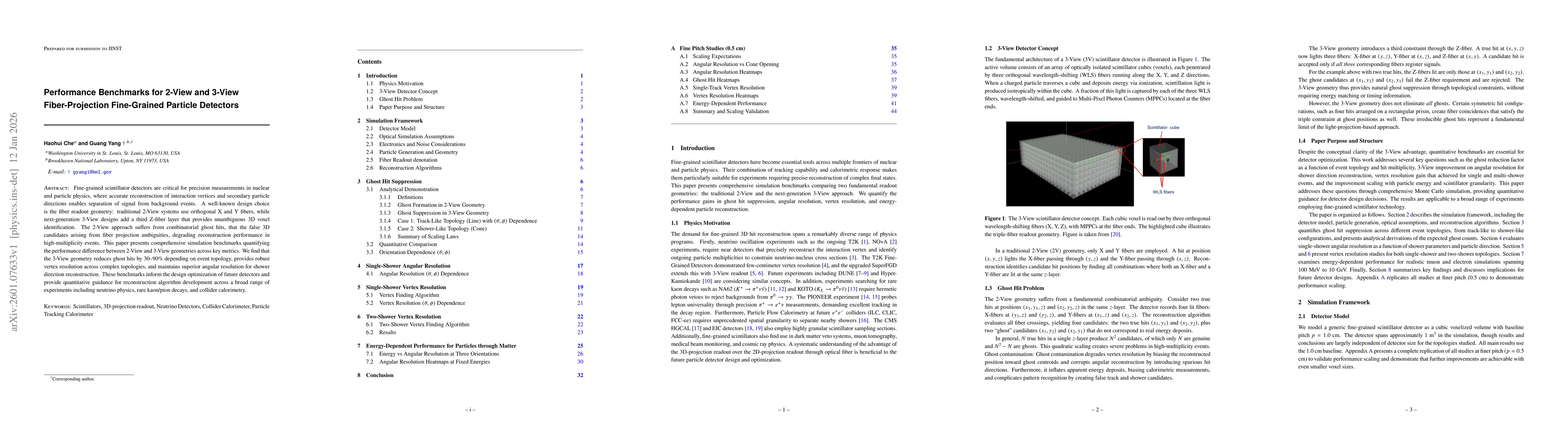 Thumbnail for Performance Benchmarks for 2-View and 3-View Fiber-Projection Fine-Grained Particle Detectors