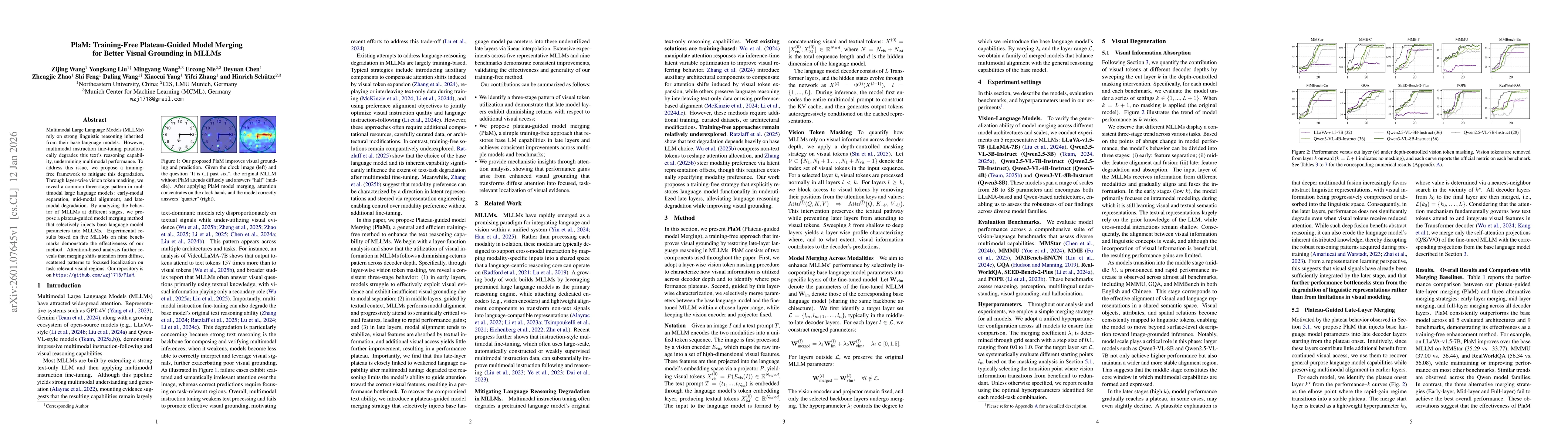 Thumbnail for PlaM: Training-Free Plateau-Guided Model Merging for Better Visual Grounding in MLLMs