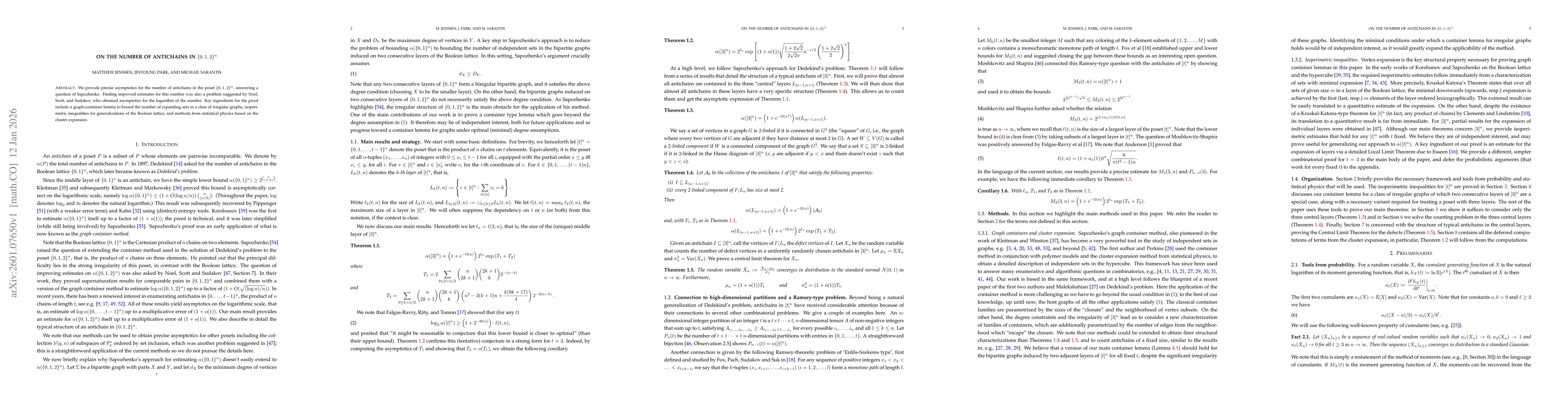 Thumbnail for On the number of antichains in $\{0,1,2\}^n$