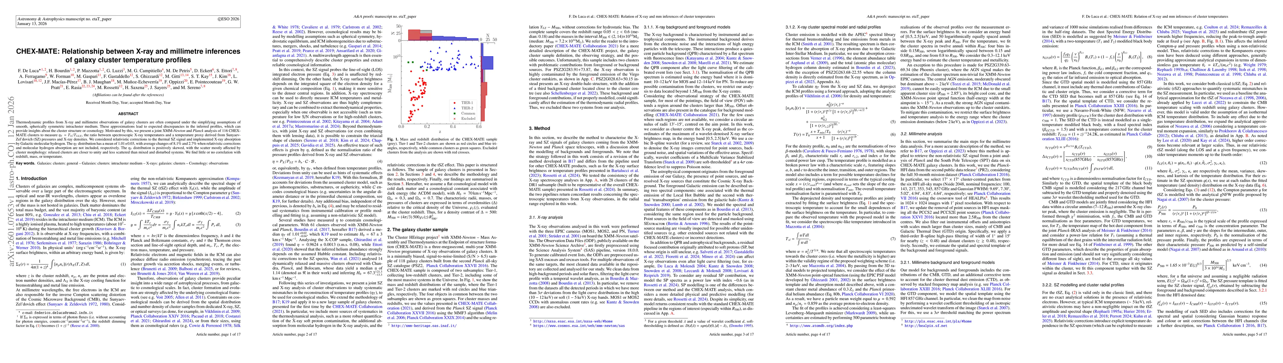 Thumbnail for CHEX-MATE: Relationship between X-ray and millimetre inferences of galaxy cluster temperature profiles
