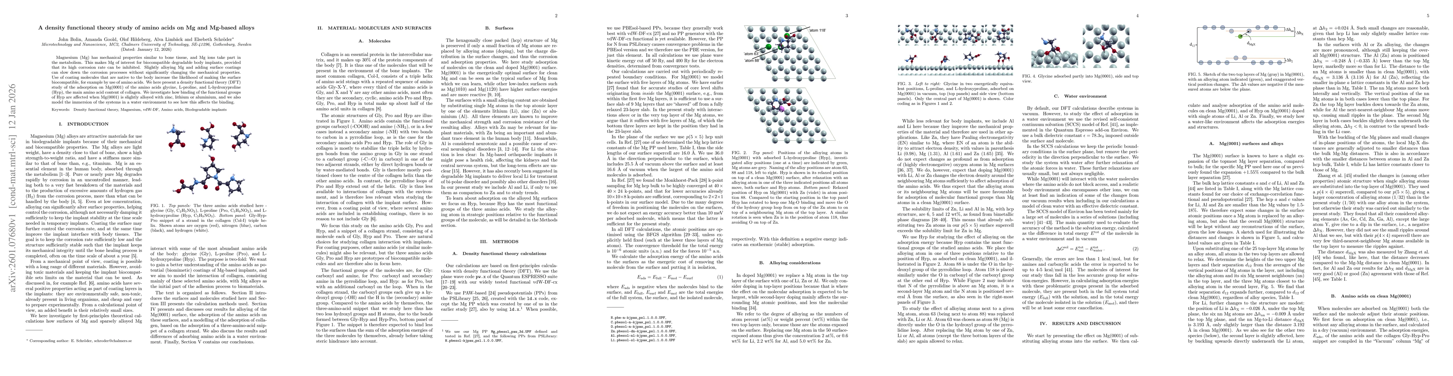Thumbnail for A density functional theory study of amino acids on Mg and Mg-based alloys
