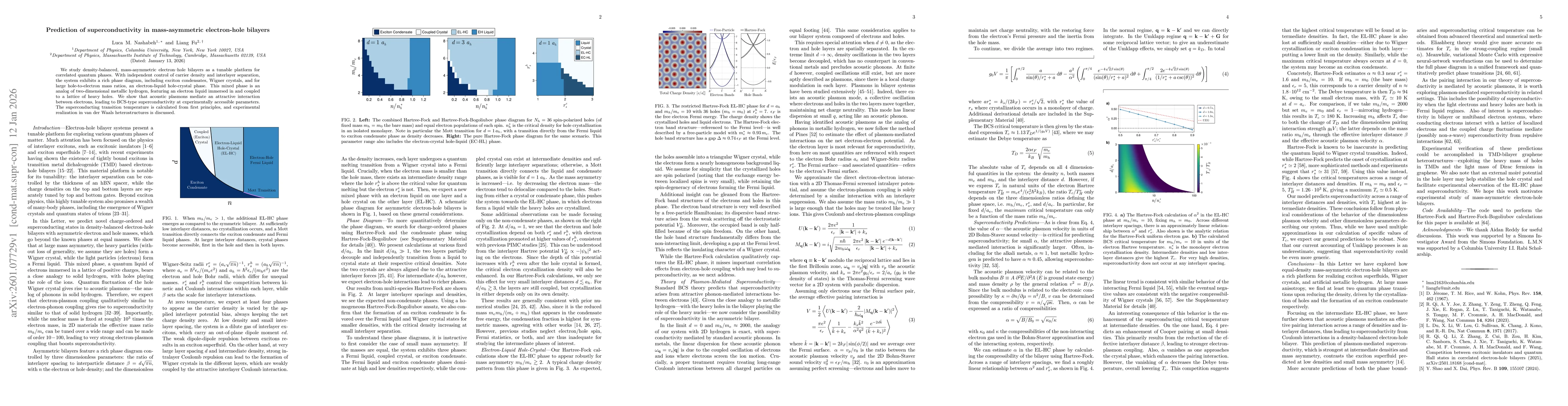 Thumbnail for Prediction of superconductivity in mass-asymmetric electron-hole bilayers