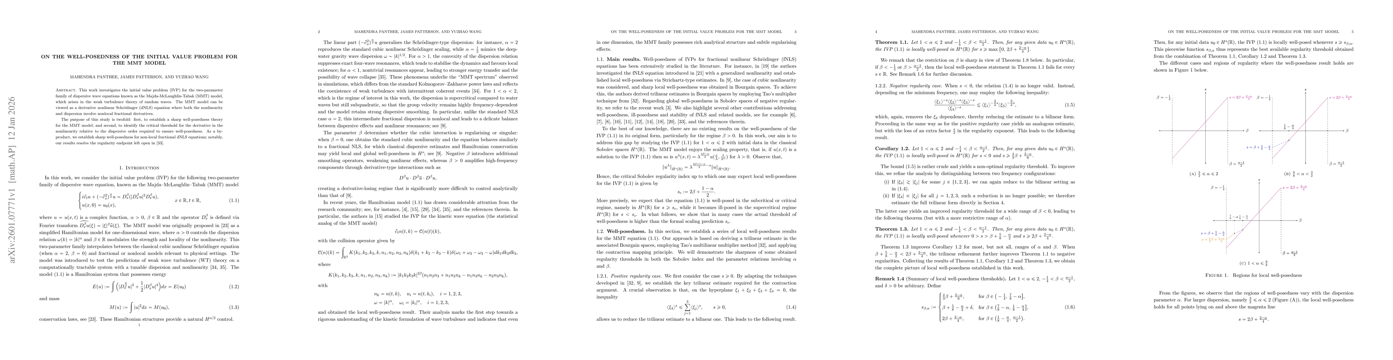 Thumbnail for On the well-posedness of the initial value problem for the MMT model