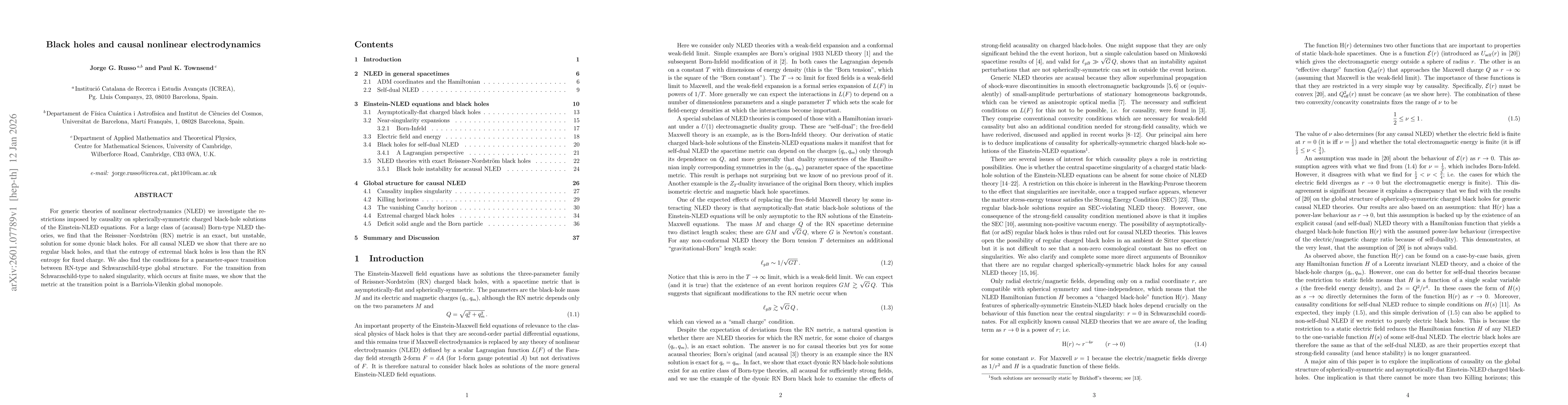 Thumbnail for Black holes and causal nonlinear electrodynamics