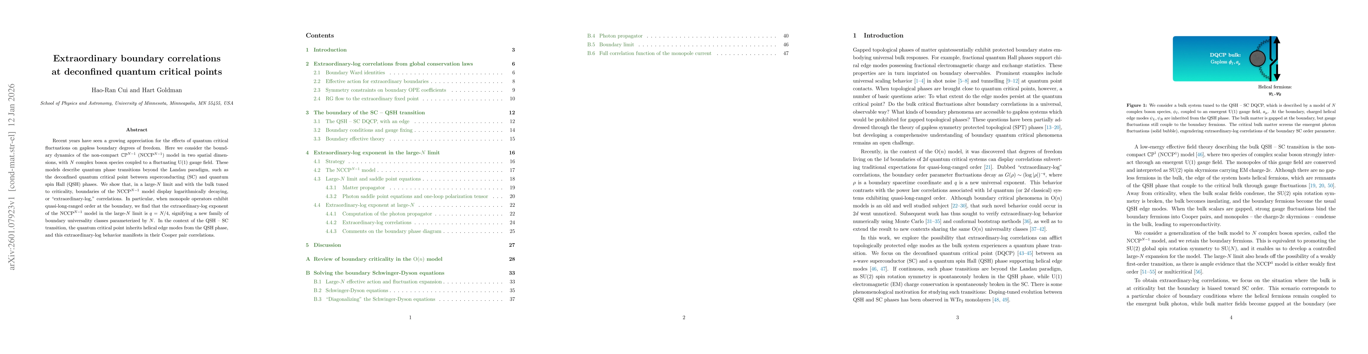 Thumbnail for Extraordinary boundary correlations at deconfined quantum critical points