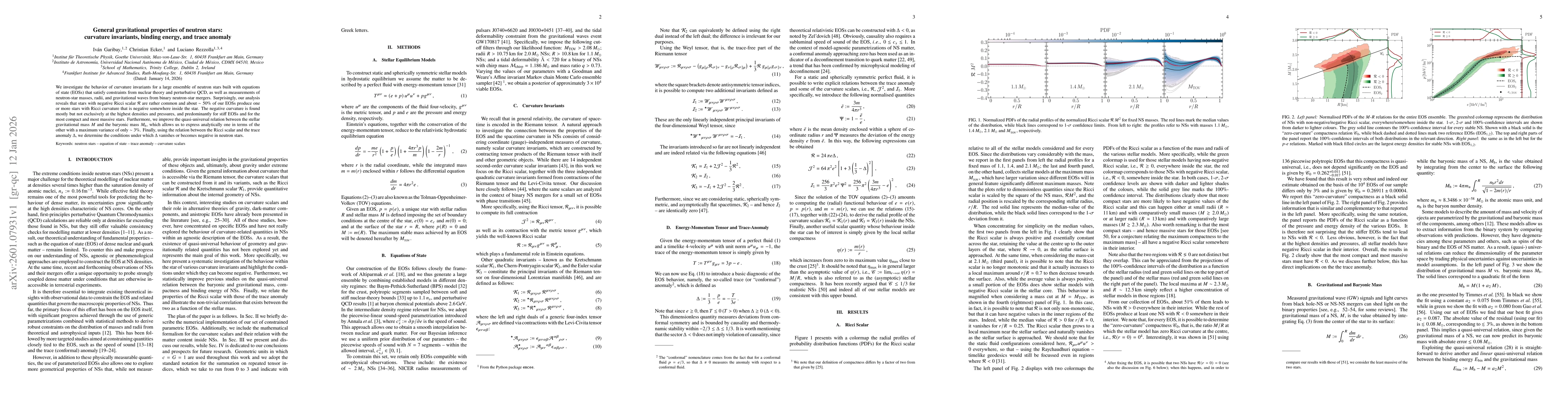 Thumbnail for General gravitational properties of neutron stars: curvature invariants, binding energy, and trace anomaly