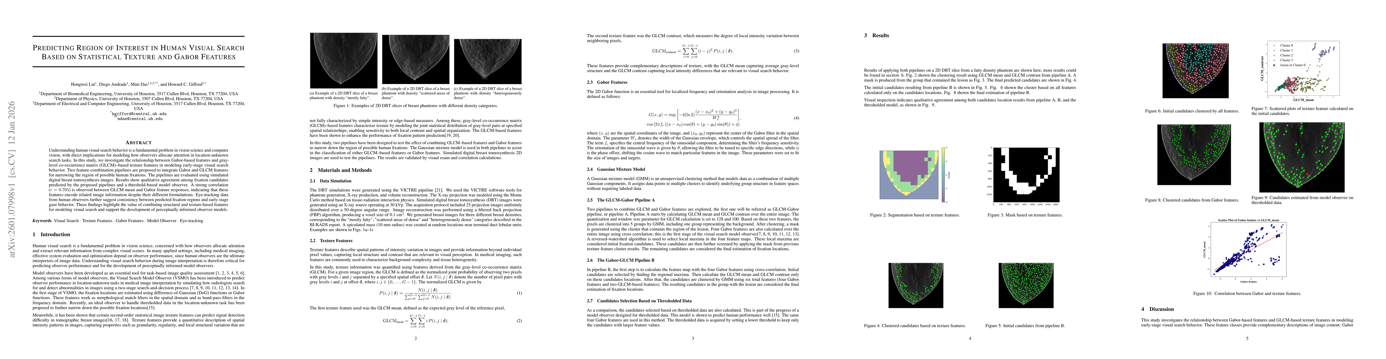 Thumbnail for Predicting Region of Interest in Human Visual Search Based on Statistical Texture and Gabor Features