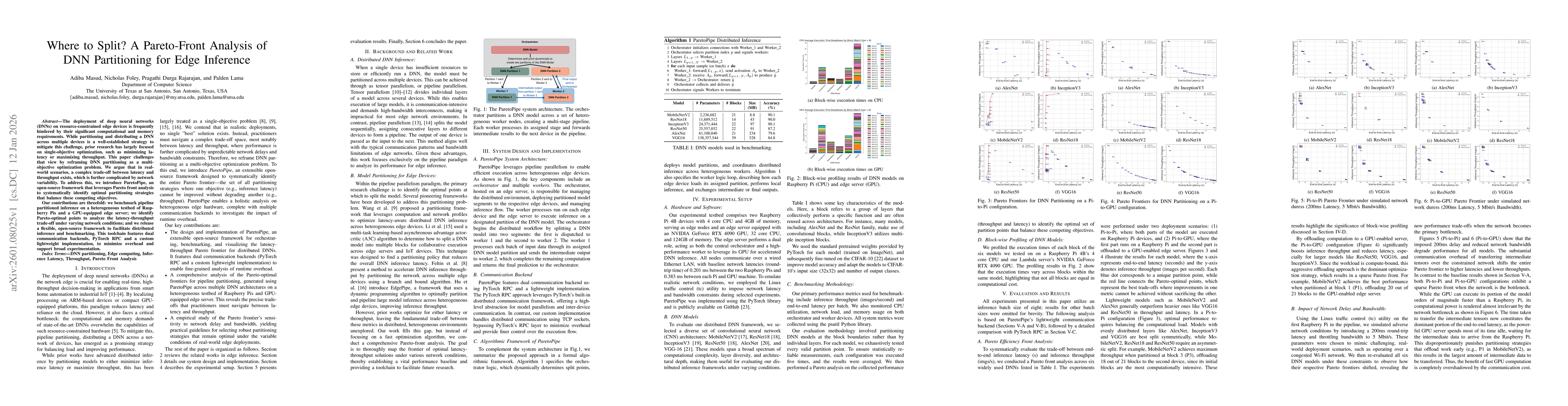 Thumbnail for Where to Split? A Pareto-Front Analysis of DNN Partitioning for Edge Inference