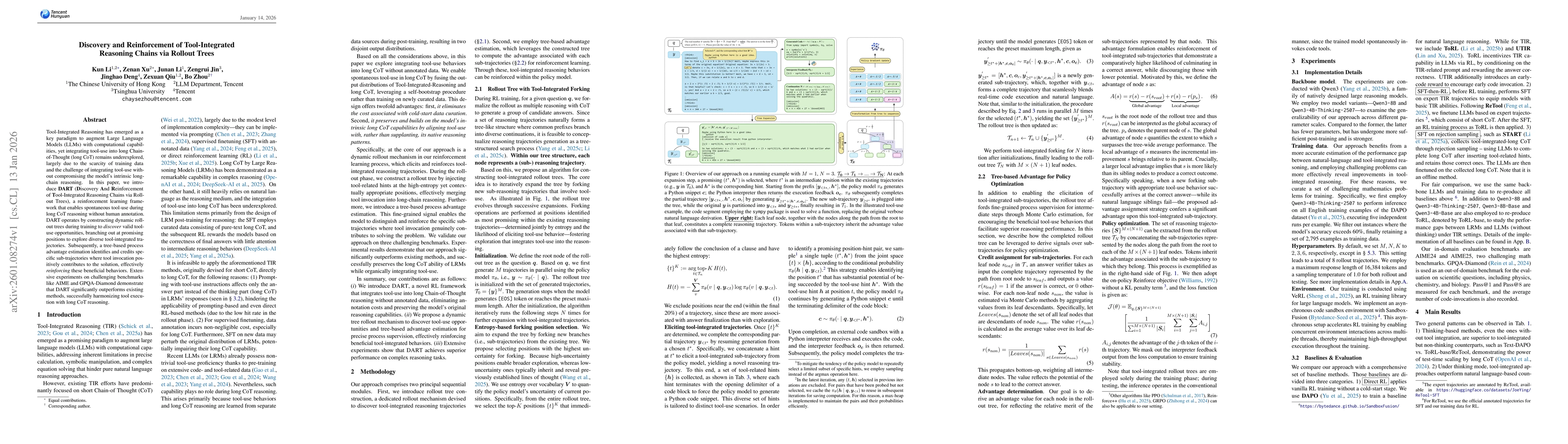Thumbnail for Discovery and Reinforcement of Tool-Integrated Reasoning Chains via Rollout Trees