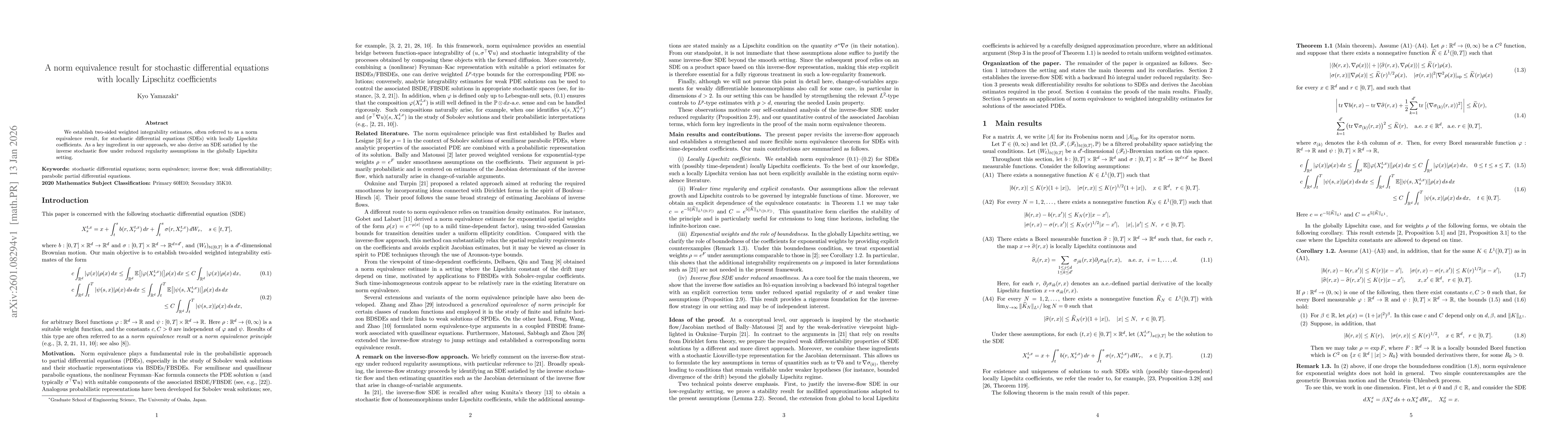 Thumbnail for A norm equivalence result for stochastic differential equations with locally Lipschitz coefficients