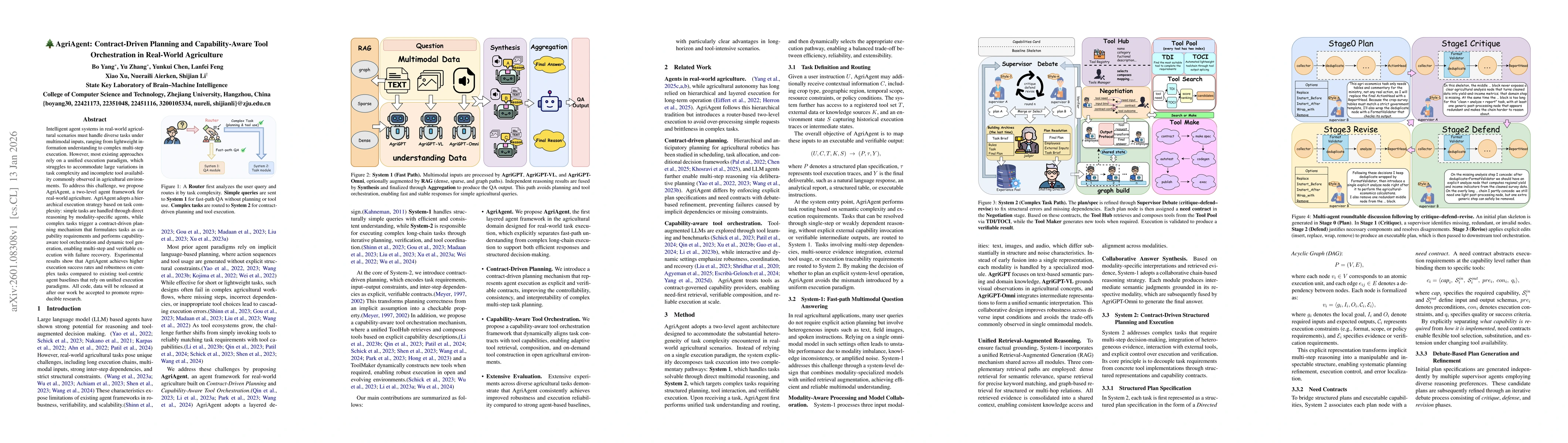 Thumbnail for AgriAgent: Contract-Driven Planning and Capability-Aware Tool Orchestration in Real-World Agriculture