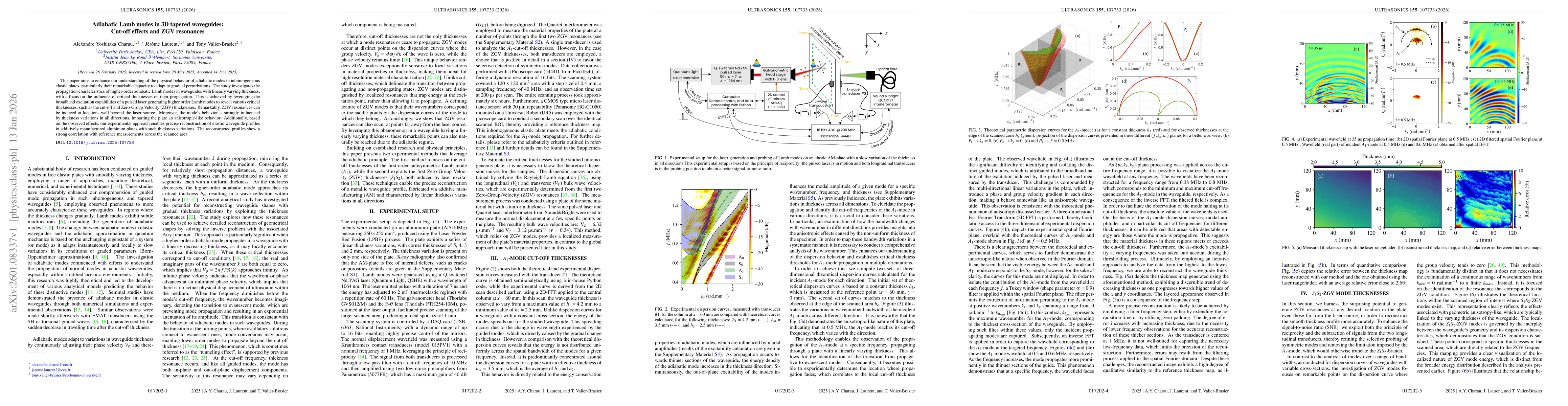 Thumbnail for Adiabatic Lamb modes in 3D tapered waveguides: Cut-off effects and ZGV resonances