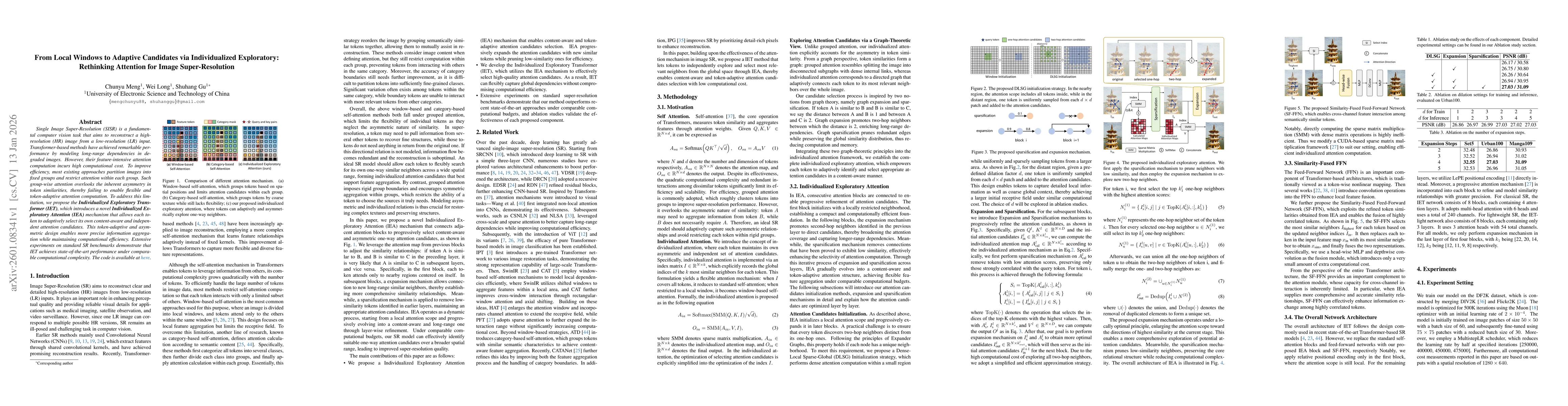Thumbnail for From Local Windows to Adaptive Candidates via Individualized Exploratory: Rethinking Attention for Image Super-Resolution
