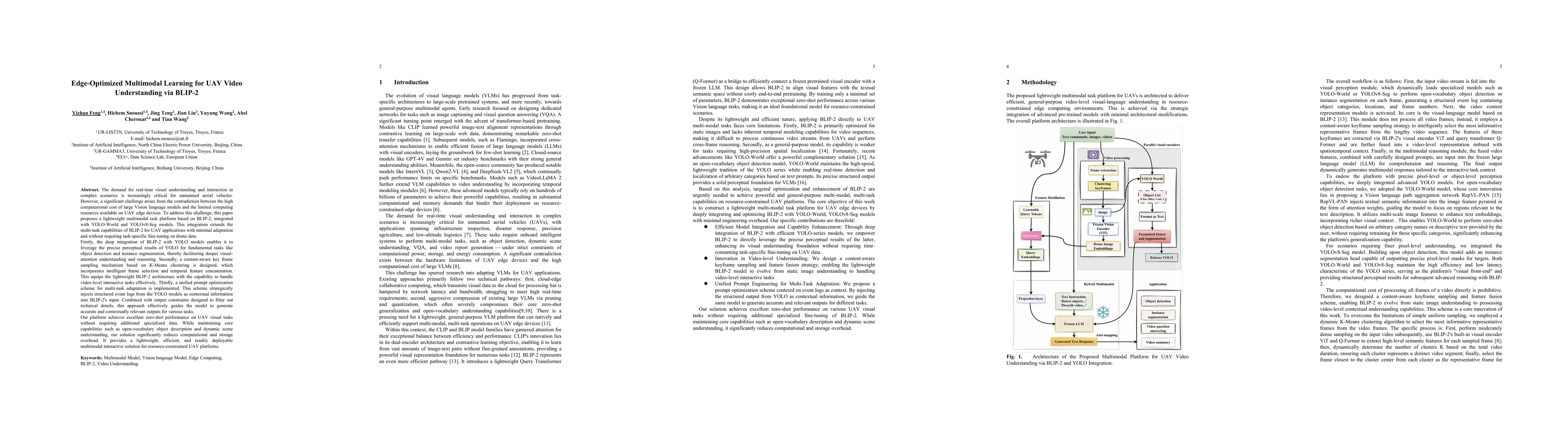 Thumbnail for Edge-Optimized Multimodal Learning for UAV Video Understanding via BLIP-2