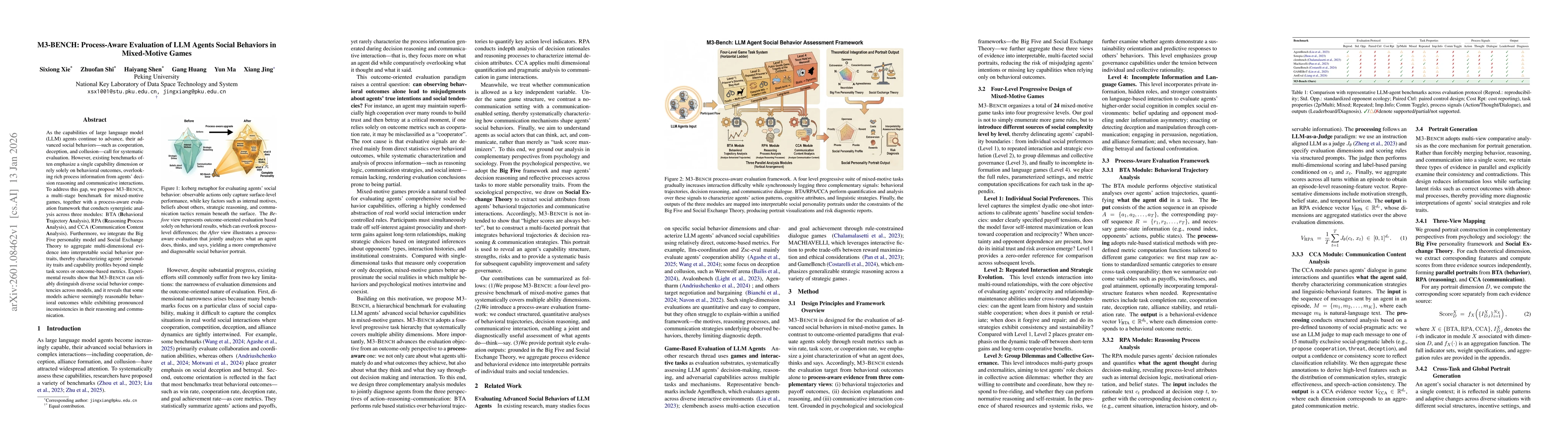 Thumbnail for M3-BENCH: Process-Aware Evaluation of LLM Agents Social Behaviors in Mixed-Motive Games